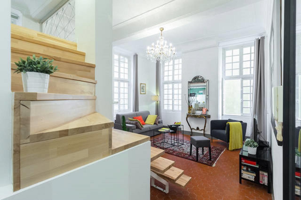 Le Colonna - Grand Studio En Duplex, Refait A Neuf, Vieux-Nice Old Town Apartamento Exterior foto