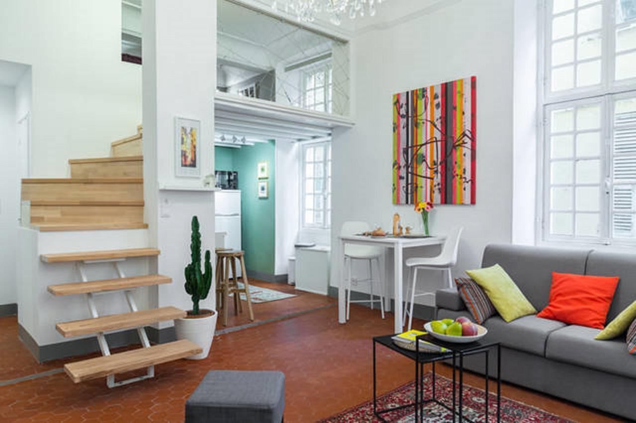 Le Colonna - Grand Studio En Duplex, Refait A Neuf, Vieux-Nice Old Town Apartamento Exterior foto