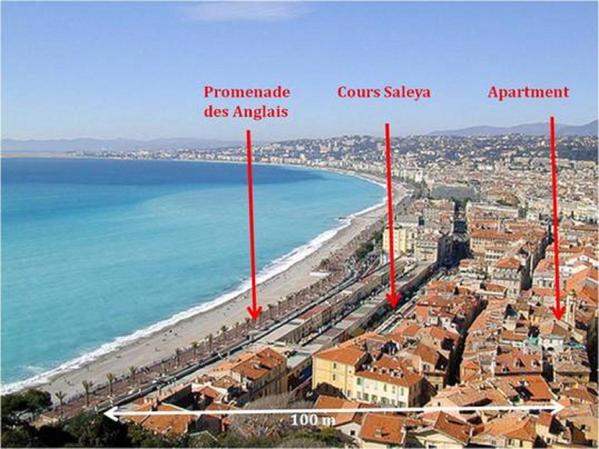 Le Colonna - Grand Studio En Duplex, Refait A Neuf, Vieux-Nice Old Town Apartamento Exterior foto